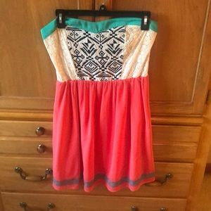 Strapless Mini Dress By Mahina